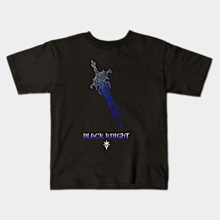 Black Knight Fantasy Job Weapon Kids T-Shirt